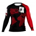 FUJI Sekai 2.0 IBJJF Black Rashguard #4509