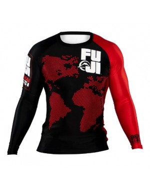 рашгард FUJI Sekai 2.0 IBJJF Black Rashguard #4509