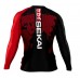 рашгард FUJI Sekai 2.0 IBJJF Black Rashguard #4509