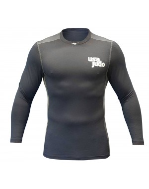 Компрессионная кофта mizuno USA Judo Long Sleeve Elite Stretch Sleeve 