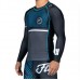 Рашгард Fuji Sports Script Long Sleeve Rashguard Blue