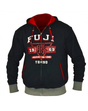 худи FUJI Tokyo 1969 Full Zip Hoodie, Black