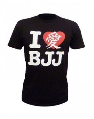 футболка Fuji Sports I Love BJJ T-Shirt Black