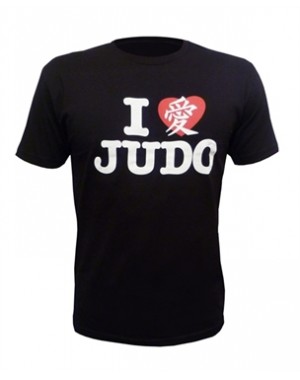 футболка Fuji Sports I Love Judo T-Shirt Black