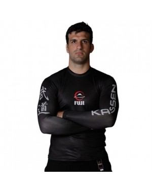 Рашгард Fuji Sports Kassen Long Sleeve Rash Guard Black