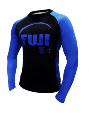 Рашгард Fuji Sports IBJJF Ranked Rash Guard Blue Long Sleeve