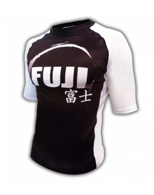 Рашгард Fuji Sports IBJJF Ranked Rash Guard White Short Sleeve