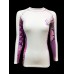 женский рашгард Fuji Sports Women's Kimono Rash Guard White/Pink #2506
