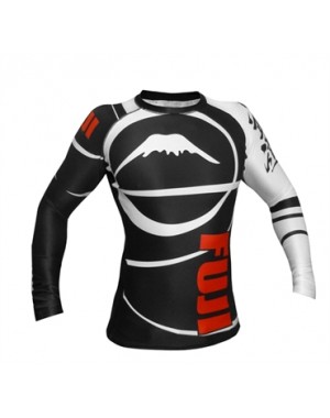 рашгард Fuji Sports Freestyle IBJJF Ranked Rashguard Black Long Sleeve #4478