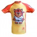 рашгард для детей FUJI Sports Toshi the Tiger Rash Guard, Kids, Yellow/Orange