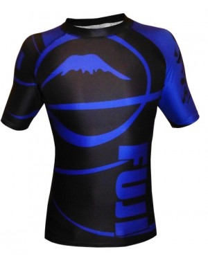 Рашгард Fuji Sports Freestyle IBJJF Ranked Rashguard Blue Short Sleeve #4473