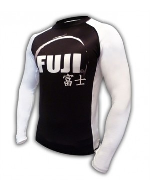 рашгард Fuji Sports IBJJF Ranked Rash Guard White Long Sleeve