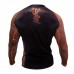 Рашгард Fuji Sports IBJJF Ranked Rash Guard Brown Long Sleeve