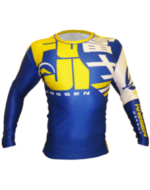 рашгард FUJI Sports Urban Rashguard, Blue/Yellow