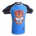 рашгард для детей  FUJI Sports Toshi the Tiger Rash Guard, Kids, Blue/Black, 4425