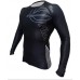 рашгард FUJI Inverted Long Sleeve Rashguard, Black, #1500