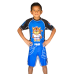 рашгард для детей  FUJI Sports Toshi the Tiger Rash Guard, Kids, Blue/Black, 4425